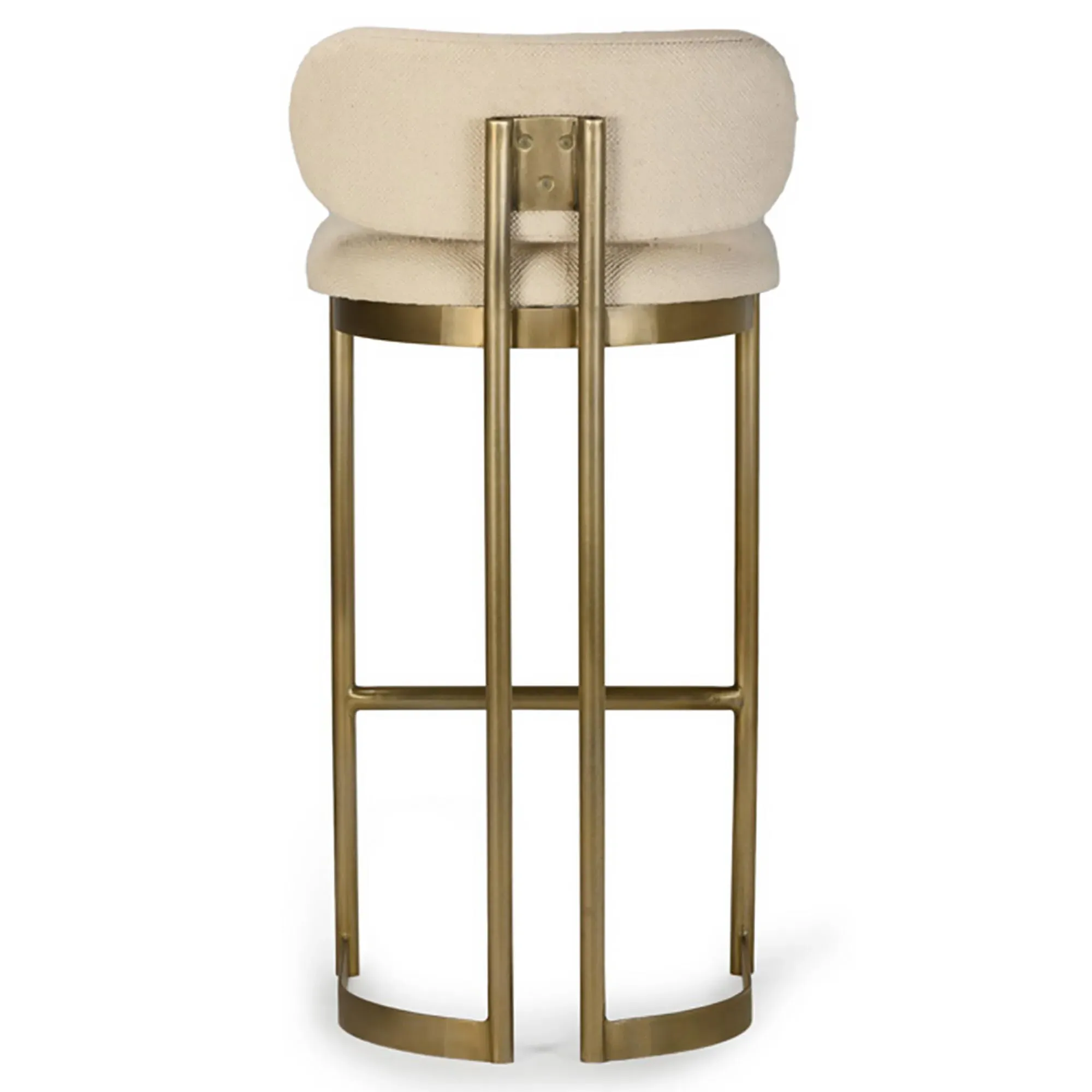 Freya Upholstered Bar Stool - Cream