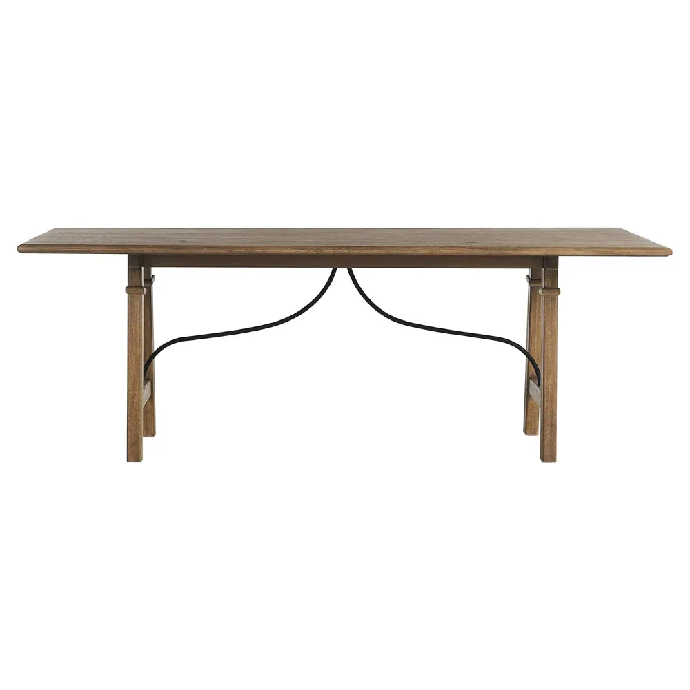 Fritz 86" Dining Table - Brown, Oak image
