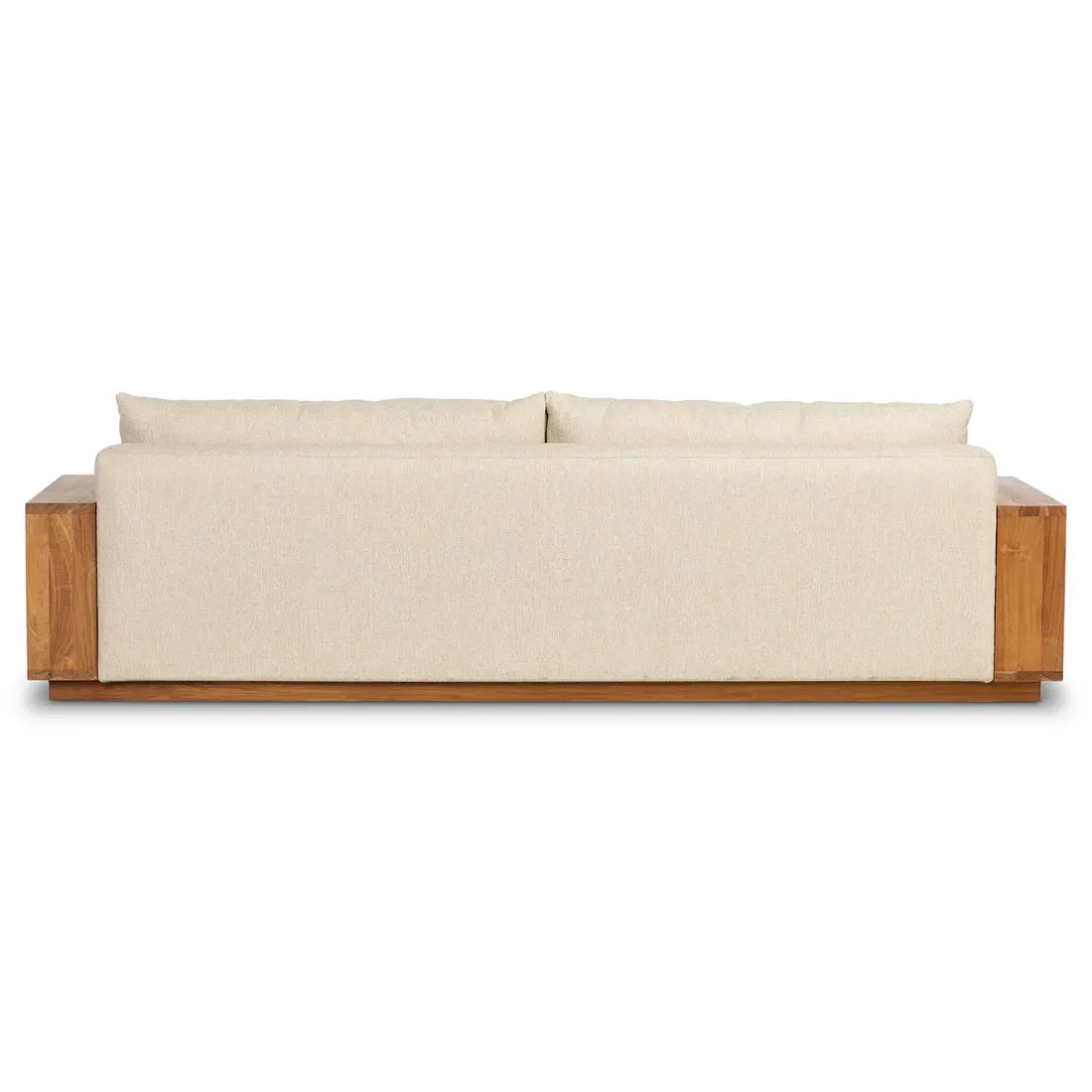 Fuego Outdoor Sofa - Beige, Teak