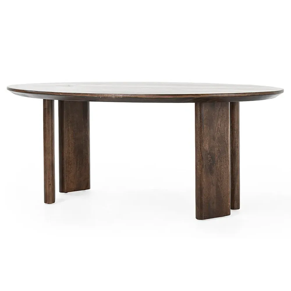Gabby Oval Dining Table - Brown, Mango Wood