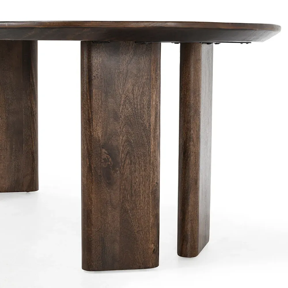 Gabby Oval Dining Table - Brown, Mango Wood