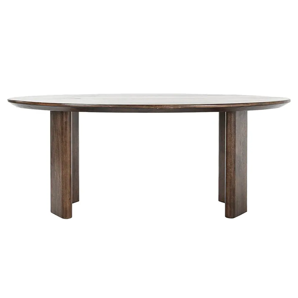 Gabby Oval Dining Table - Brown, Mango Wood
