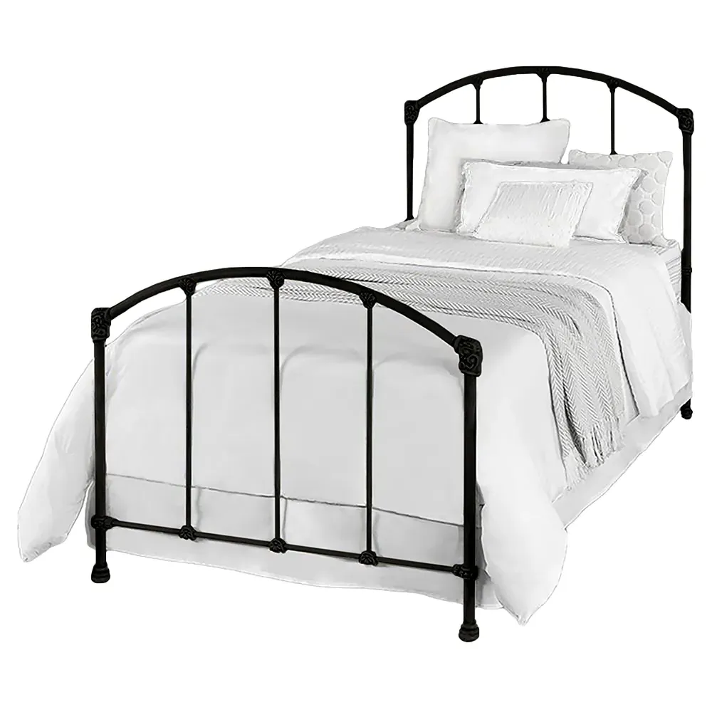 Gabin Full Size Bed Frame - Matte Black, Iron image