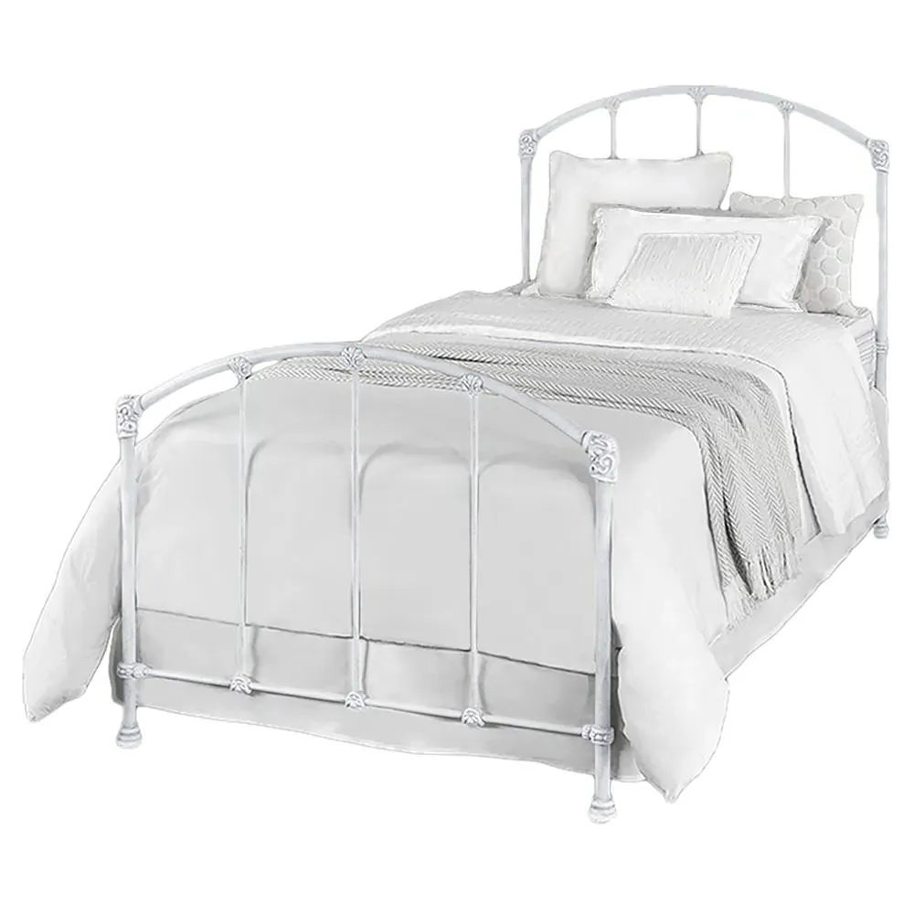 Gabin Full Size Bed Frame - White, Iron image
