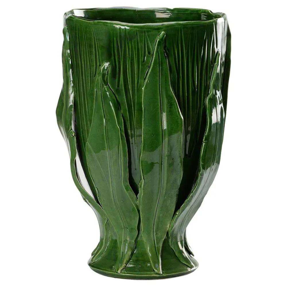 Gabriel Decorative Vase - Green, Ceramic