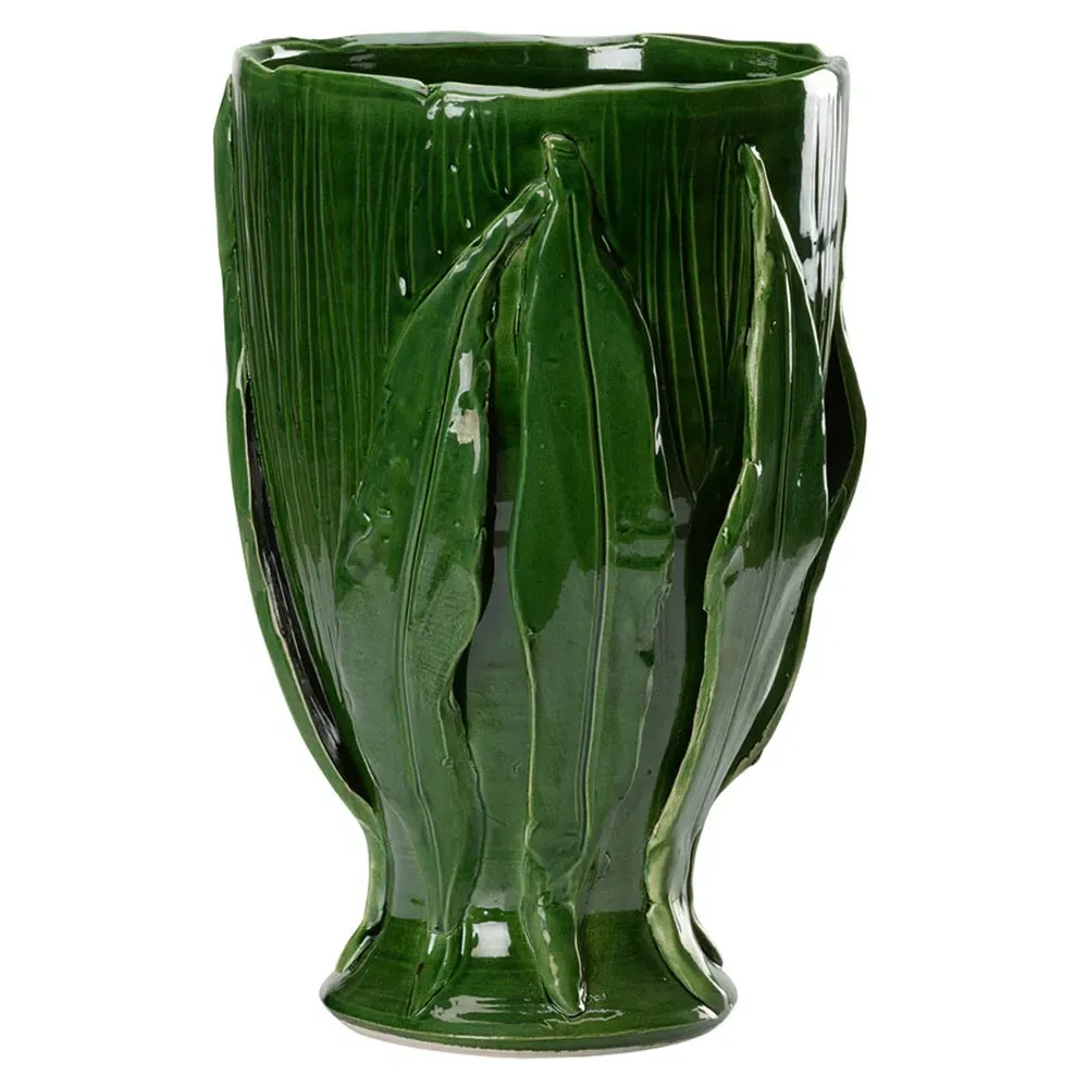 Gabriel Decorative Vase - Green, Ceramic