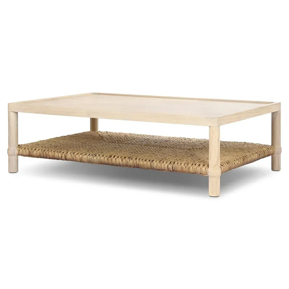 Gabriella Coffee Table - Light Natural, Sungkai Wood