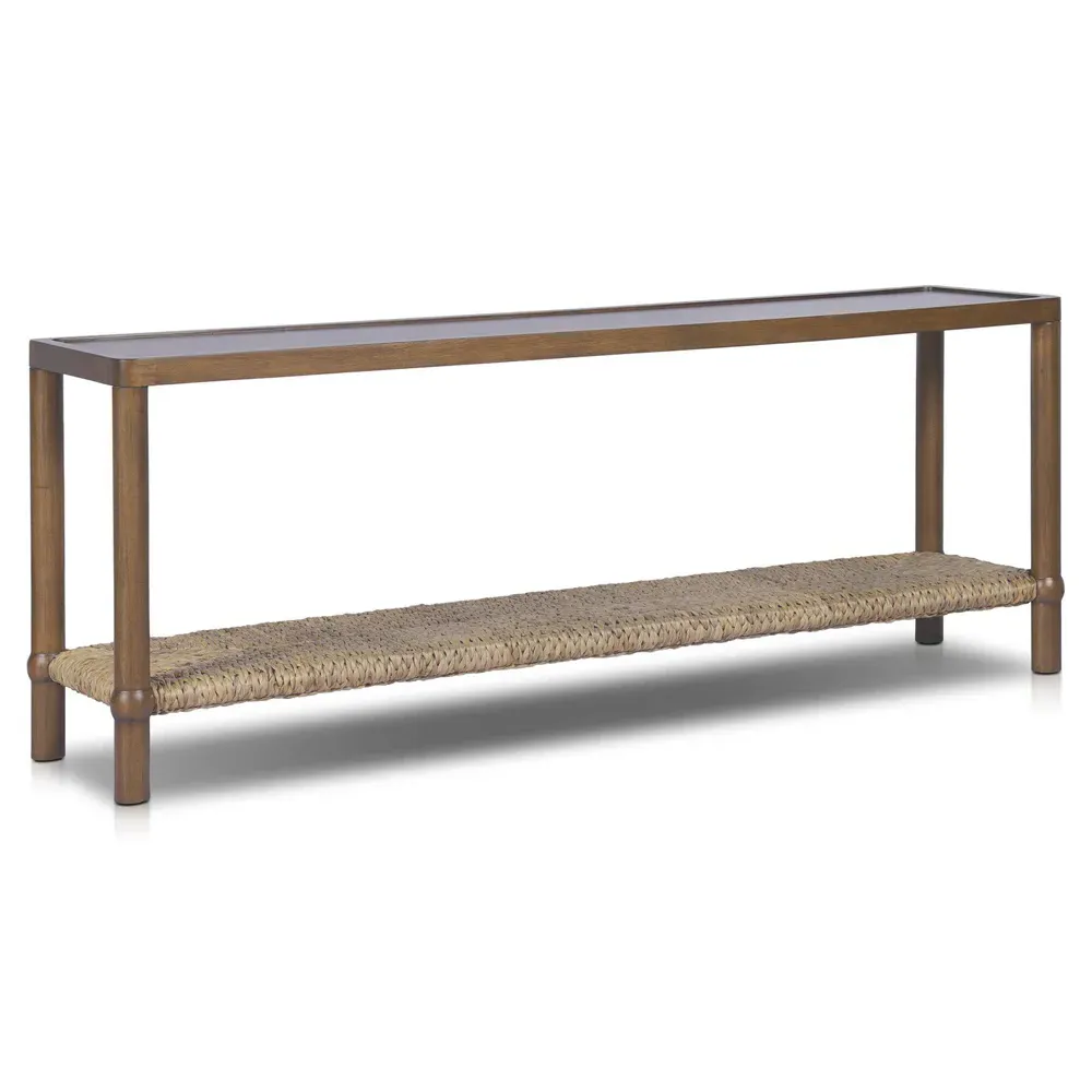Gabriella Console Table - Brown, Mindi Wood