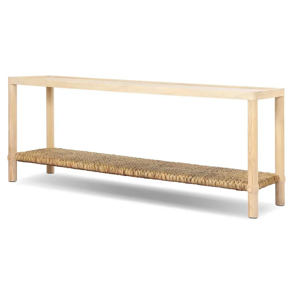Gabriella Console Table - Light Natural, Sungkai Wood