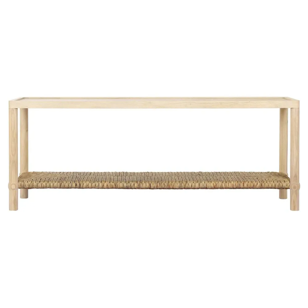 Gabriella Console Table - Light Natural, Sungkai Wood