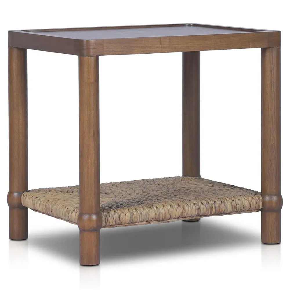 Gabriella End Table - Brown, Mindi Wood