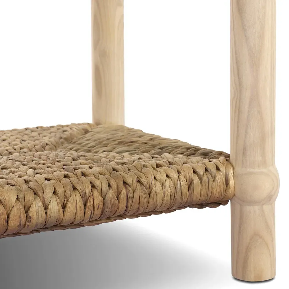 Gabriella End Table - Light Natural, Sungkai Wood