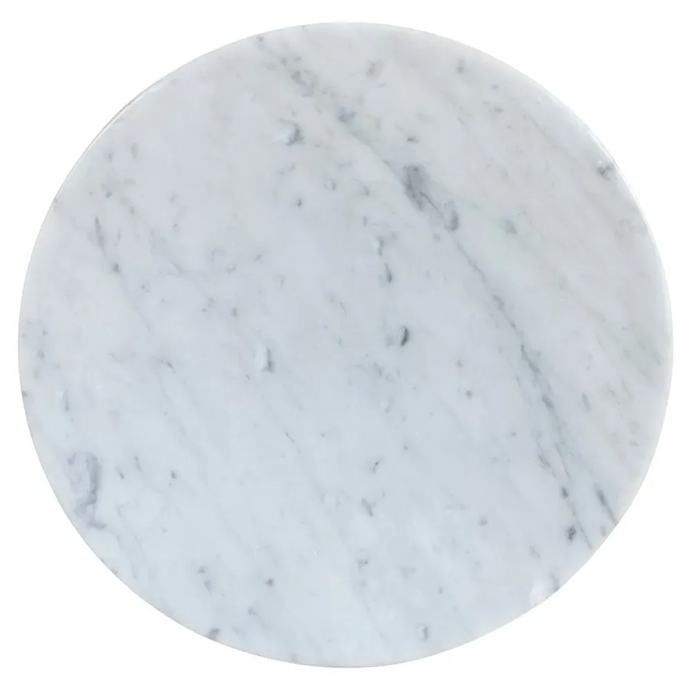 Galeria Decorative Bowl - White, Marble