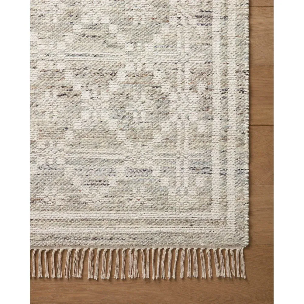 Galiana Diamond Reversible Jute Rug Sample - Grey
