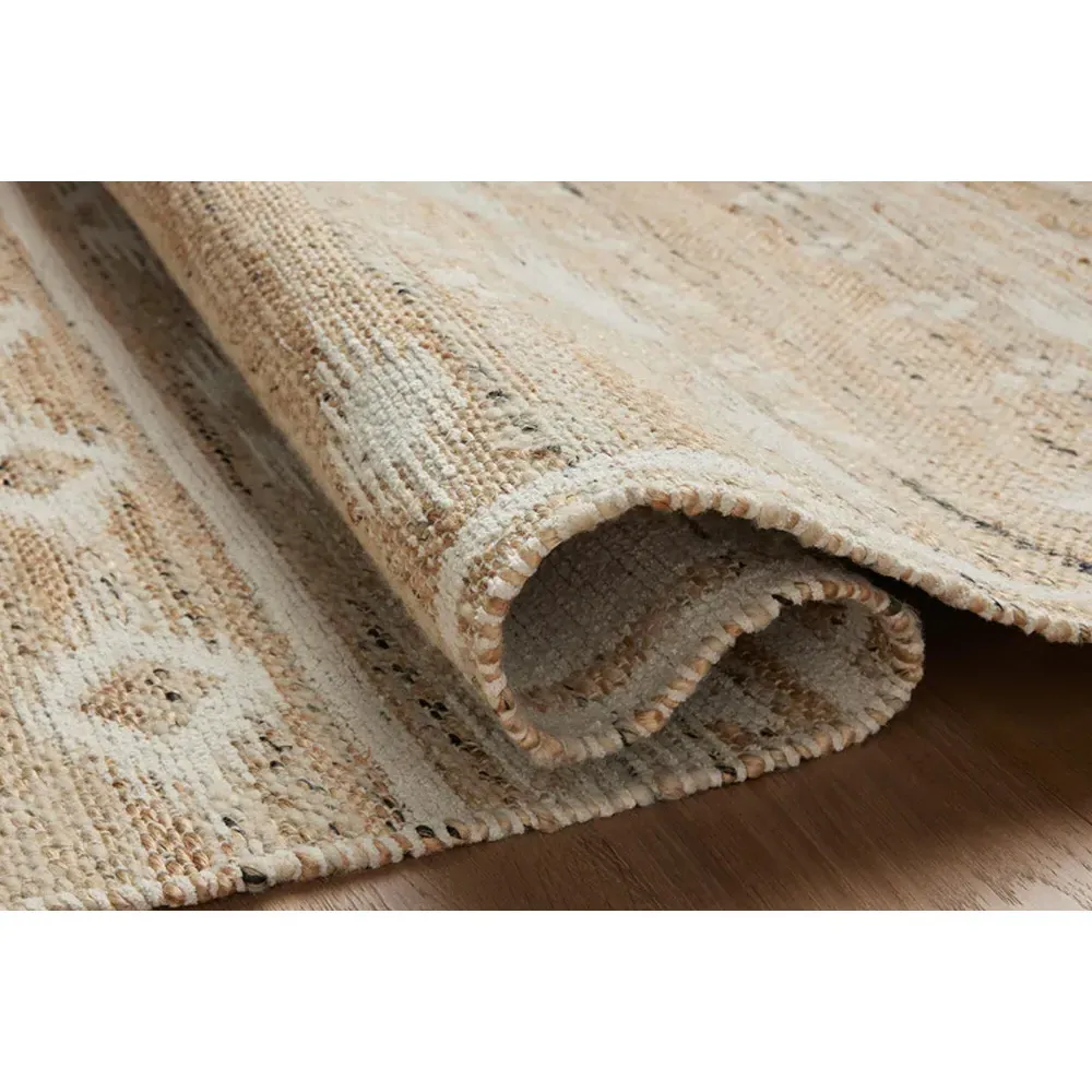 Galiana Fringed Reversible Jute Rug - Natural