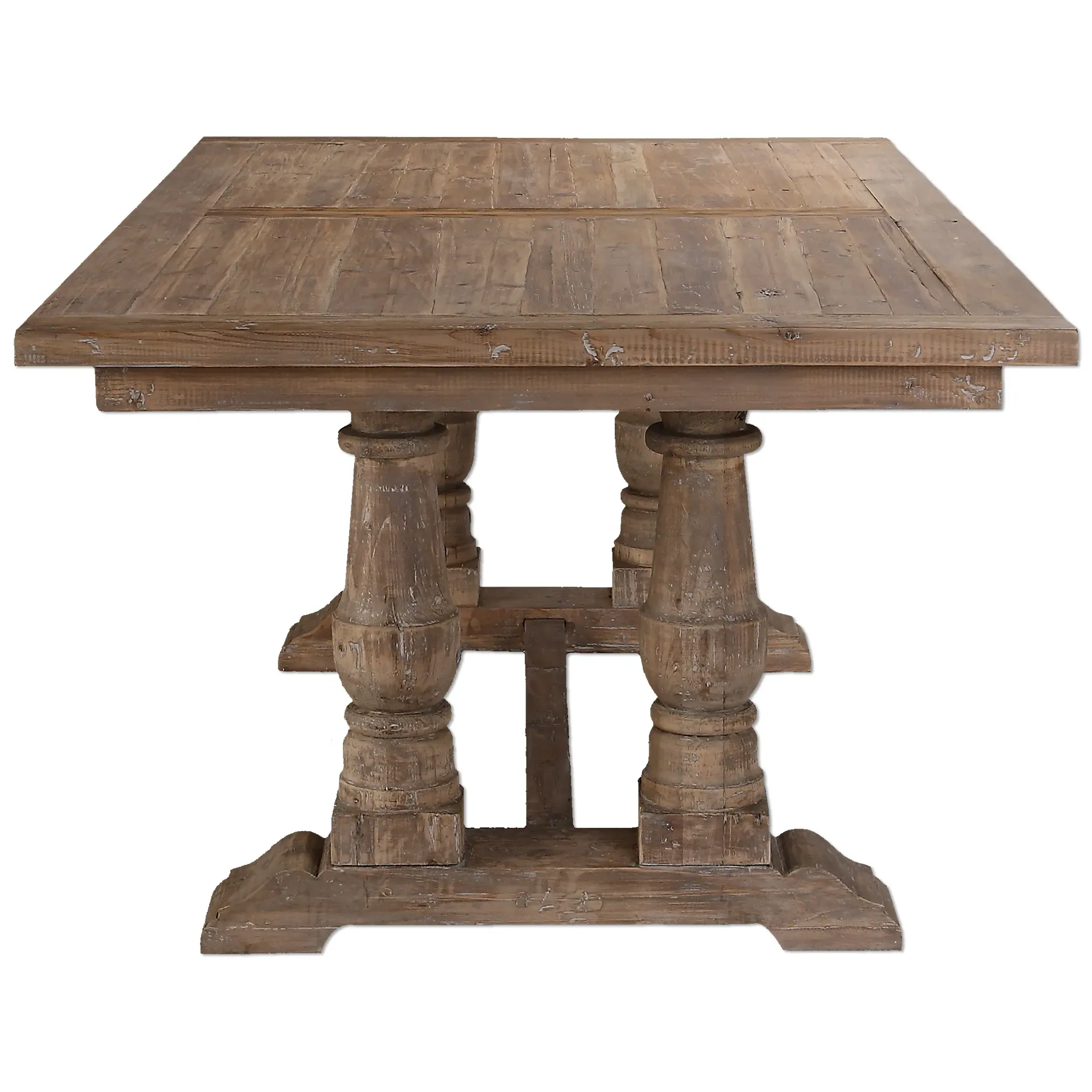 Gamble Reclaimed Fir Dining Table - Brown