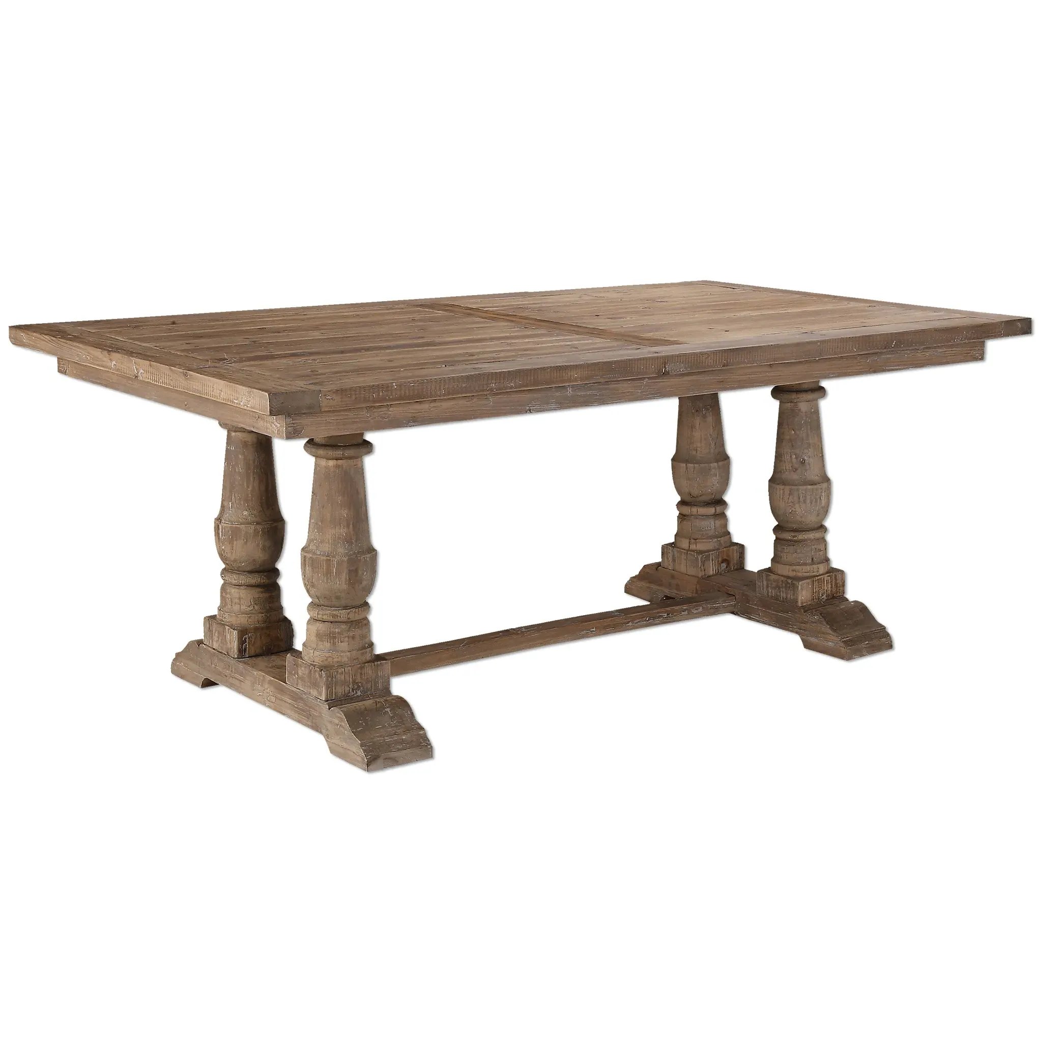 Gamble Reclaimed Fir Dining Table - Brown