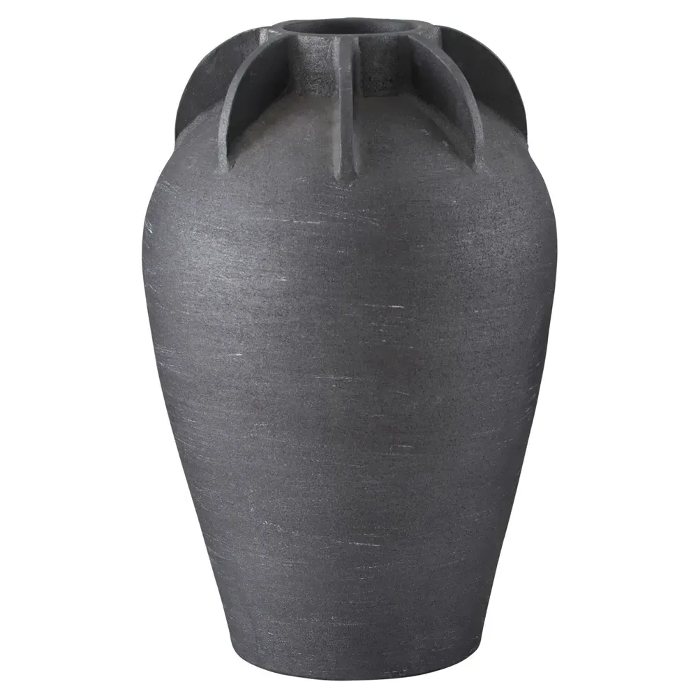 Gardenia Planter Vase - Black, Terracotta