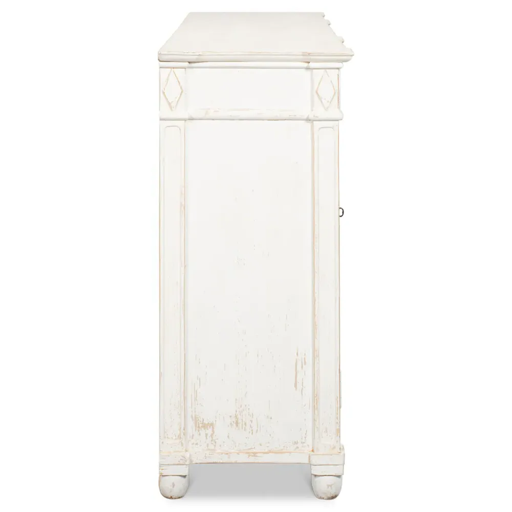 Gareth Sideboard - White, Reclaimed Pine