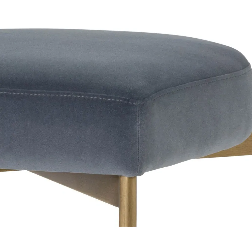 Garrison Dining Side Chair Set of 2 - Slate Grey, Velvet