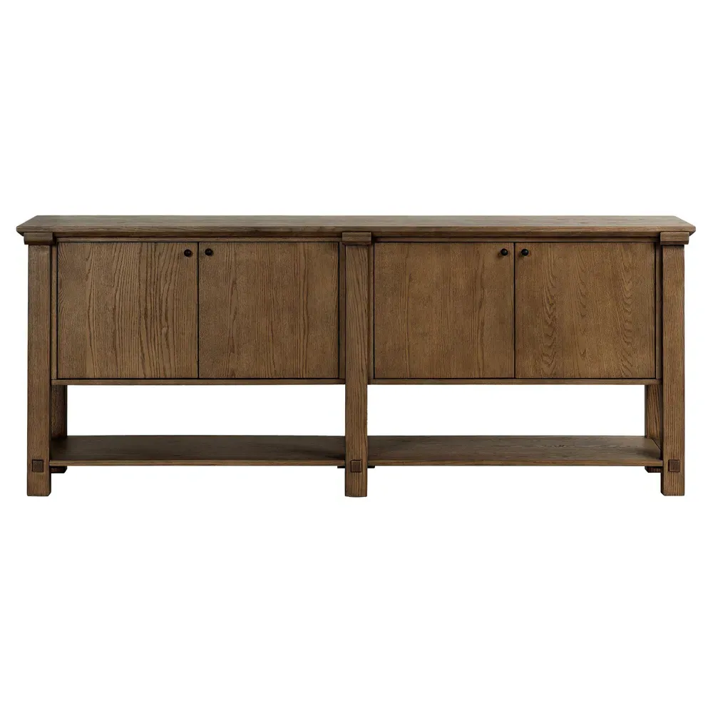 Gavin Rectangular Sideboard - Brown, Oak image