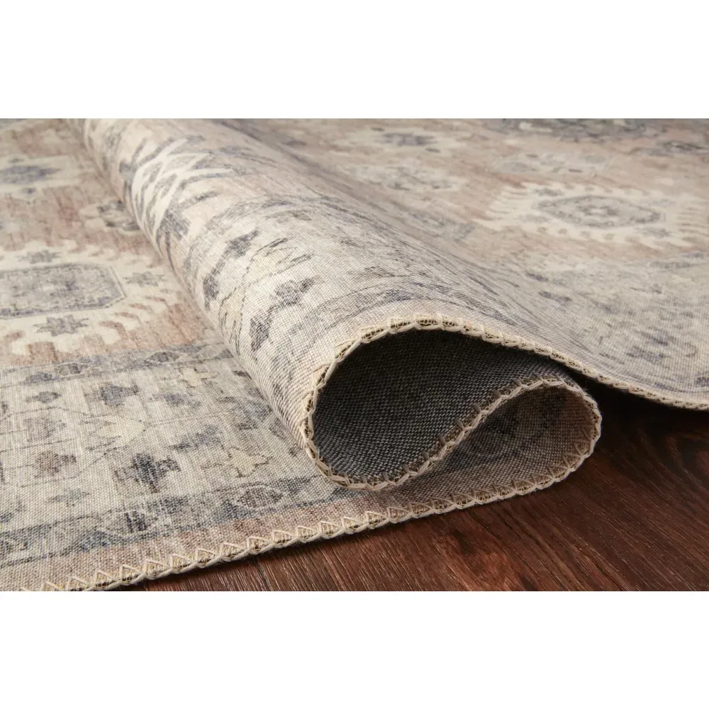 Gavriel Geometric Patterned Rug - Brown, Polyester