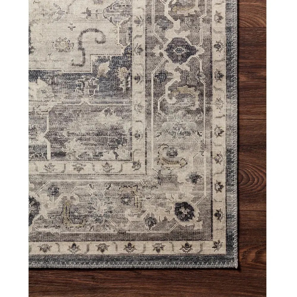 Gavriel Geometric Patterned Rug - Grey, Polyester