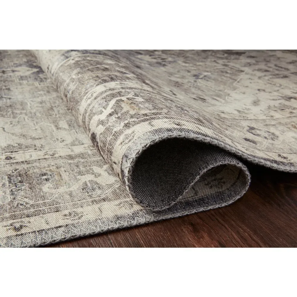 Gavriel Geometric Patterned Rug - Grey, Polyester