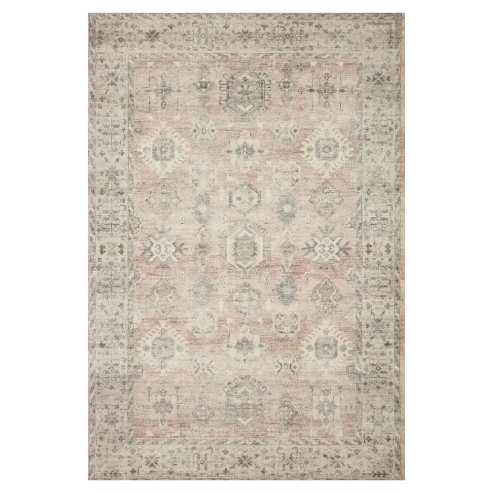 Gavriel Patterned Rug - Brown, Polyester