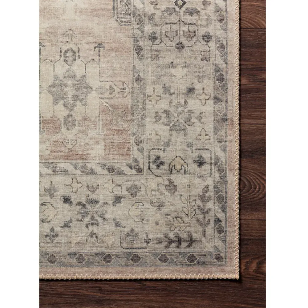 Gavriel Patterned Rug - Brown, Polyester