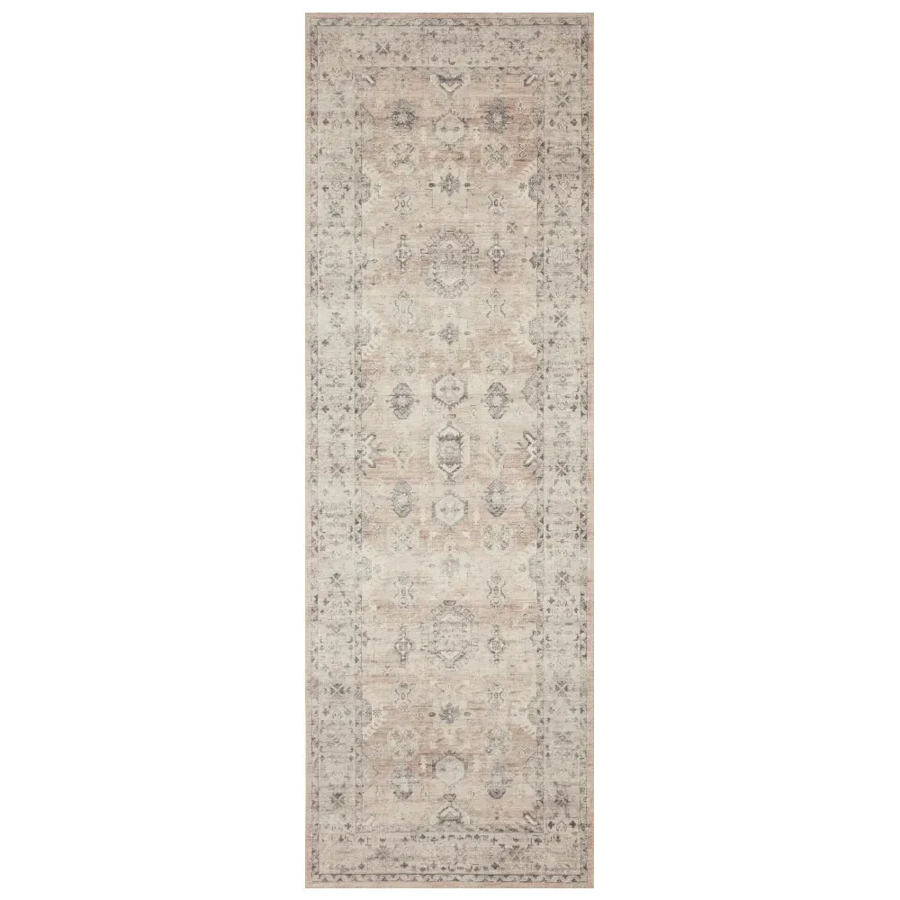 Gavriel Patterned Rug - Brown, Polyester