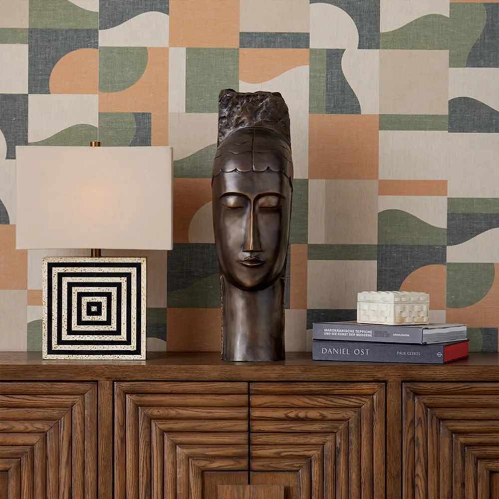 Gelianne Fluted Decorative Box Set - Natural, Bone