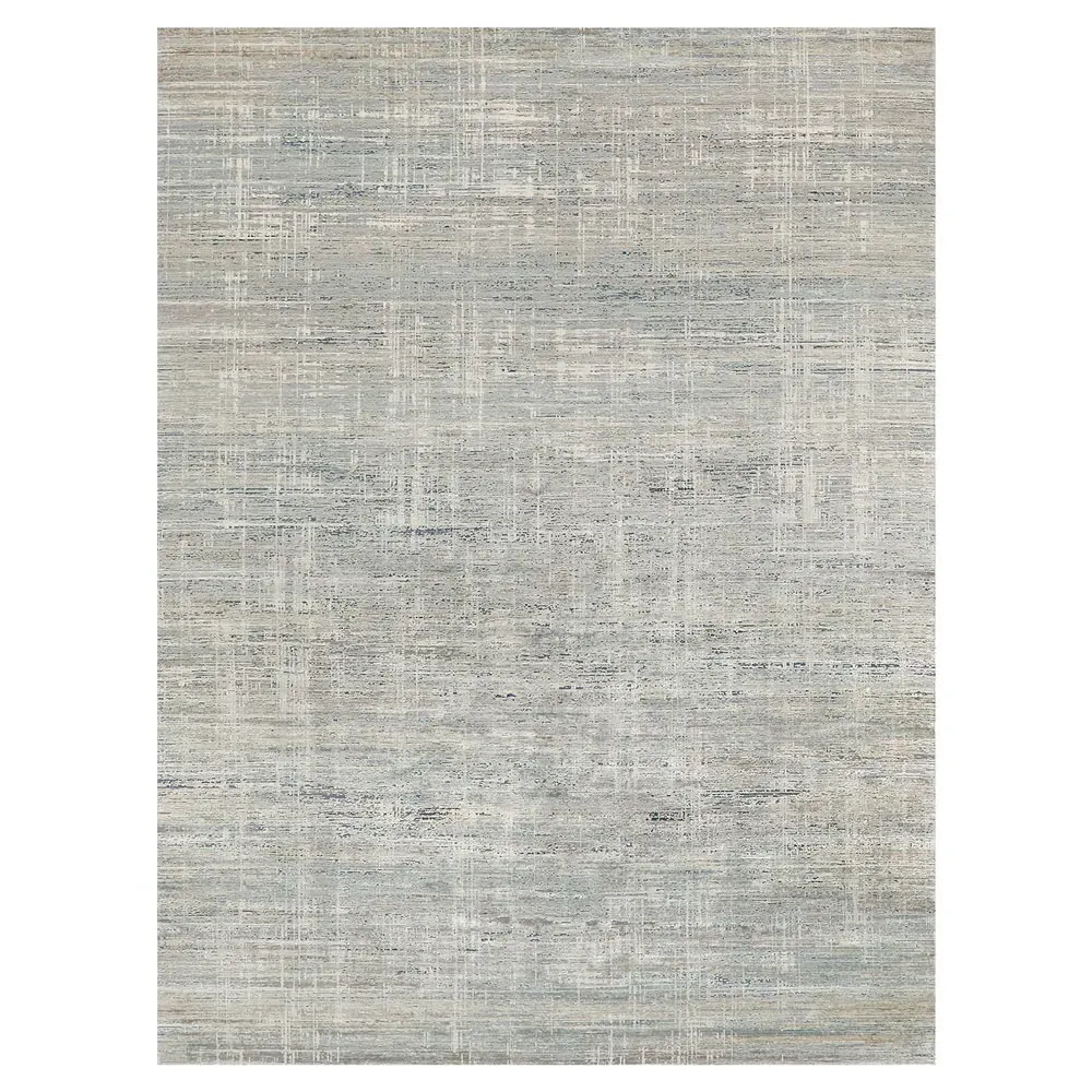 Geline Linear Patterned Rug - Light Blue, Acrylic image