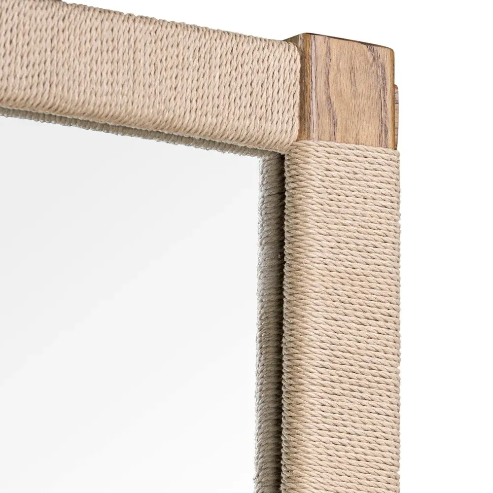 Gemina Floor Mirror - Brown, Oak