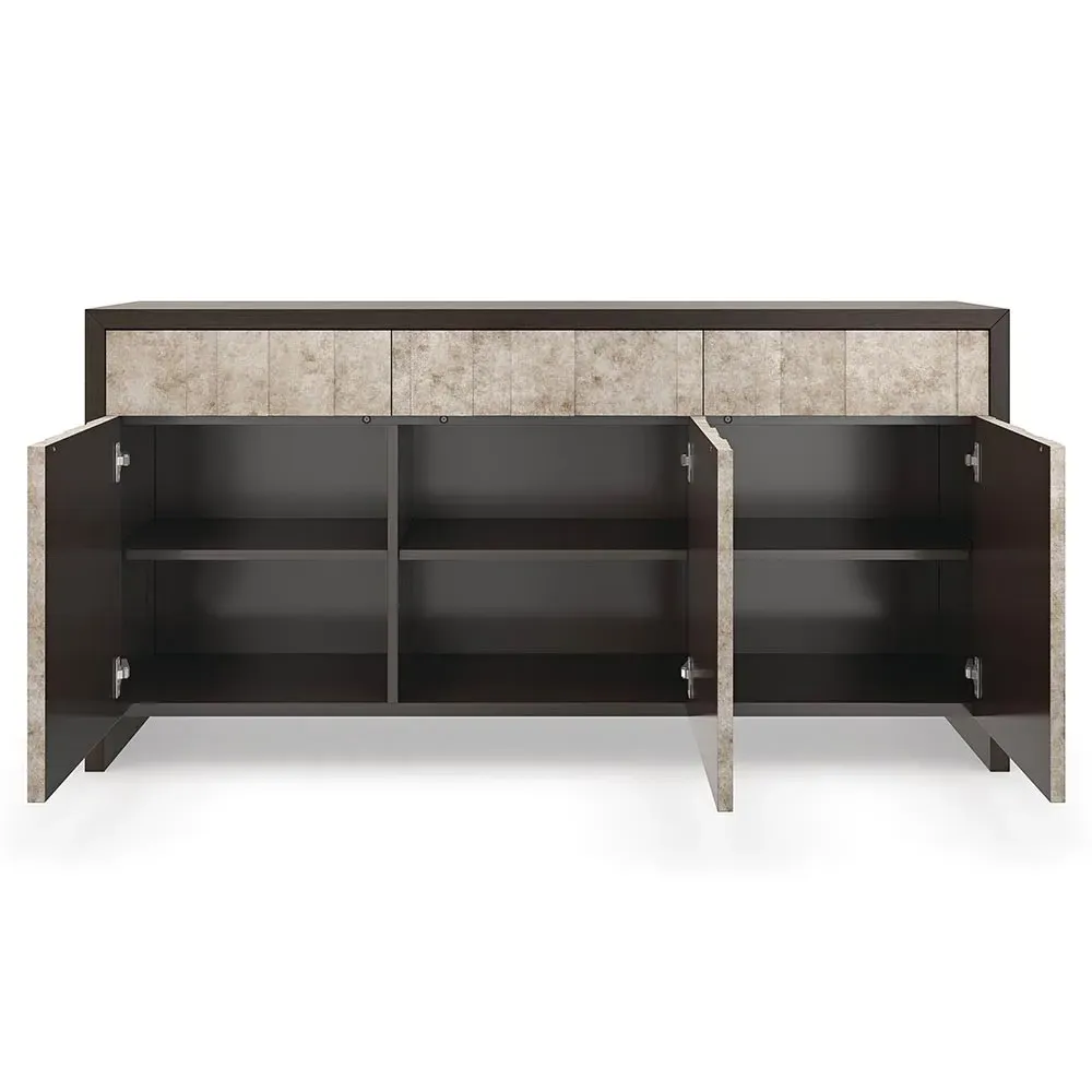 Gemma Sideboard - Black, Poplar