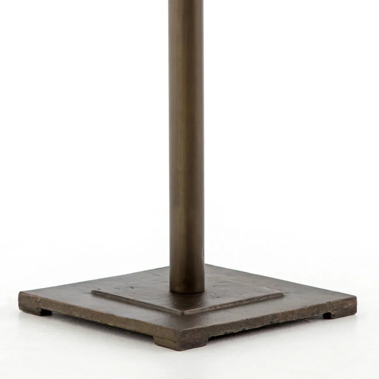 Gene Round Bar Table - Aged Brass, Iron
