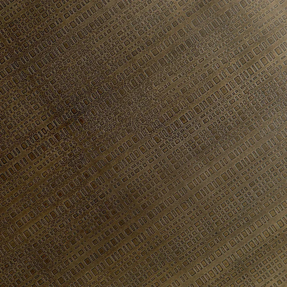 Gene Round Bar Table - Aged Brass, Iron