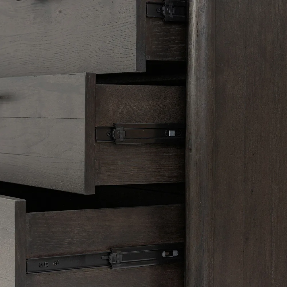 Genesis Double Dresser - Black, Oak