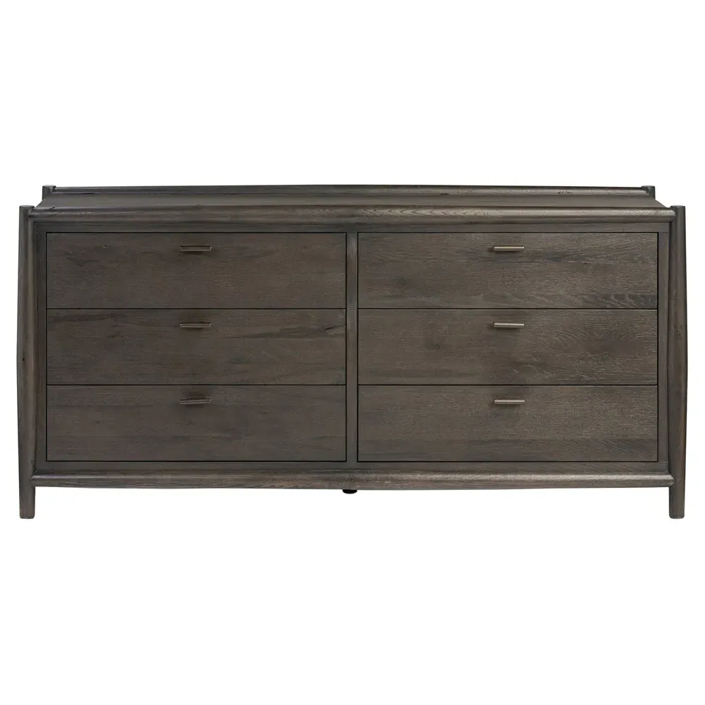 Genesis Double Dresser - Black, Oak