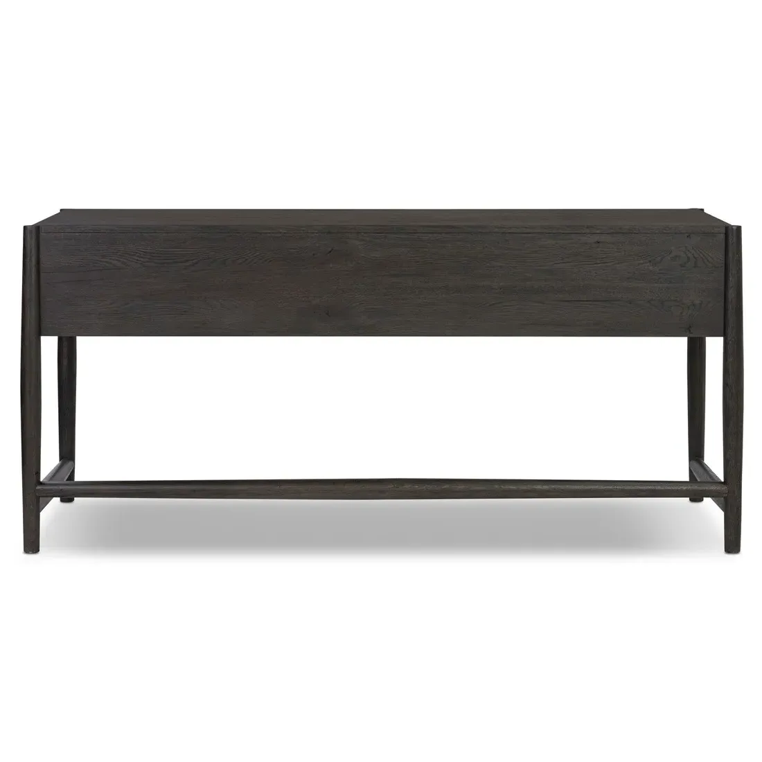 Genesis Executive Desk - Smoked Black, Oak