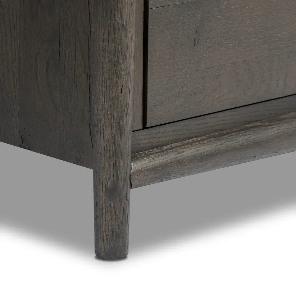 Genesis Nightstand - Black, Oak