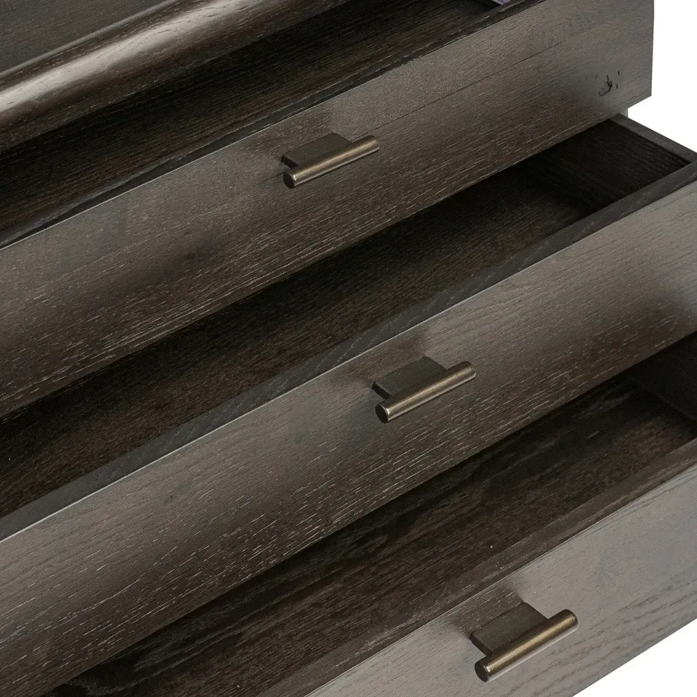 Genesis Nightstand - Black, Oak