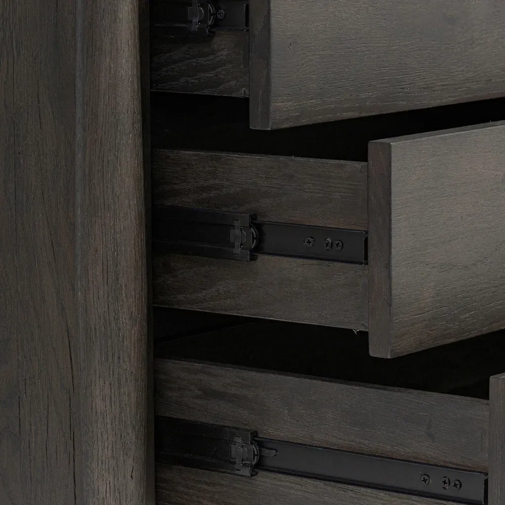 Genesis Nightstand - Black, Oak