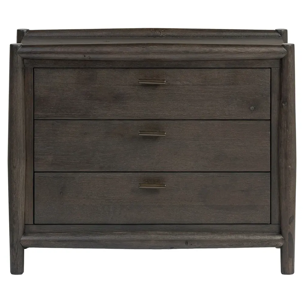 Genesis Nightstand - Black, Oak image