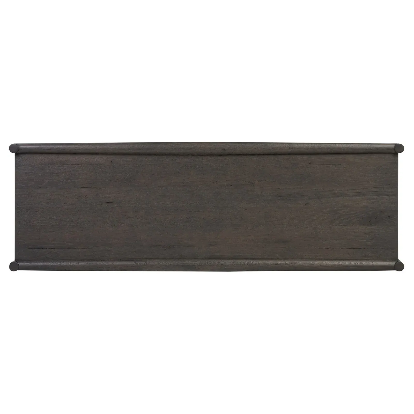 Genesis Rectangular Console Table - Smoked Black, Oak
