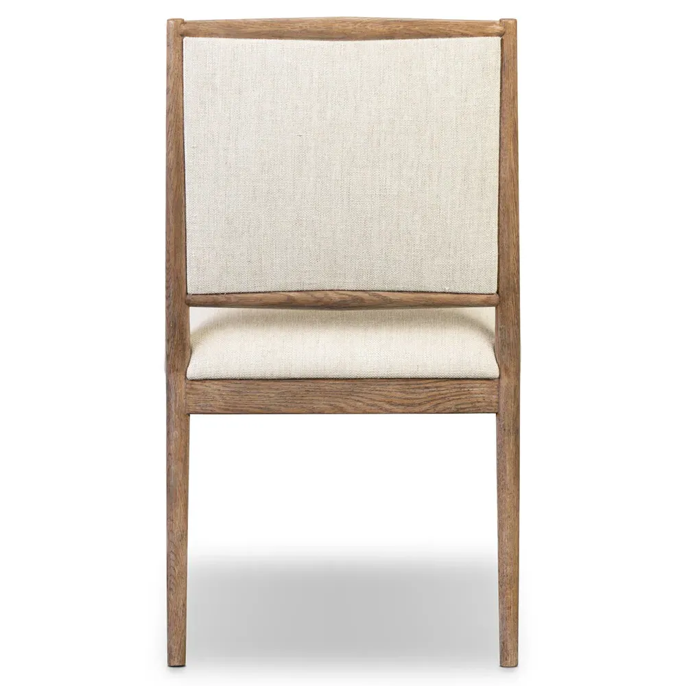 Genesis Upholstered Dining Side Chair - Beige, Oak