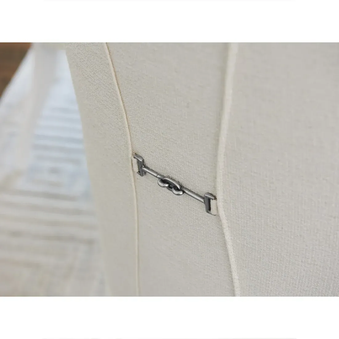 Geneva Dining Arm Chair - White, Maple Wood