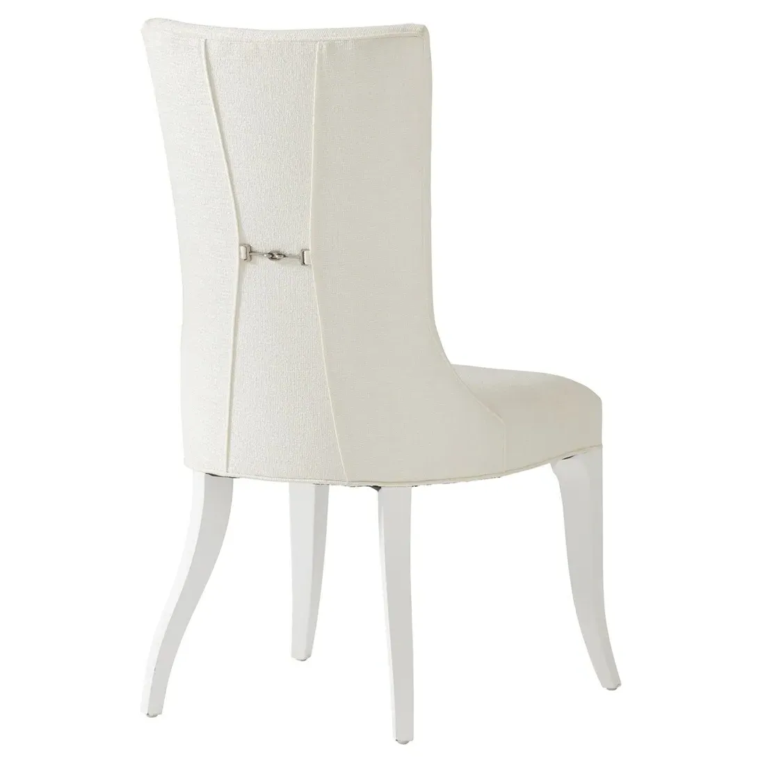 Geneva Dining Side Chair - White, Maple Wood