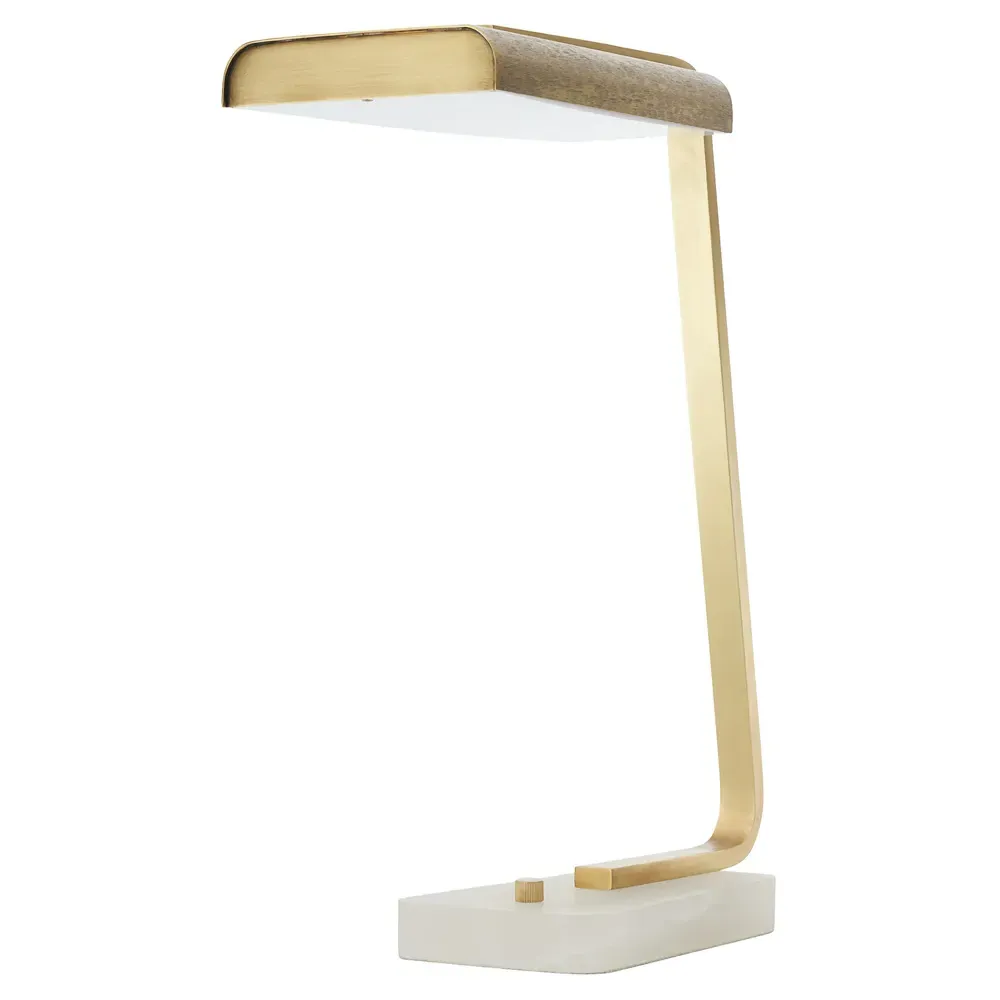 Genevieve Desk Lamp - Antique Brass, Iron