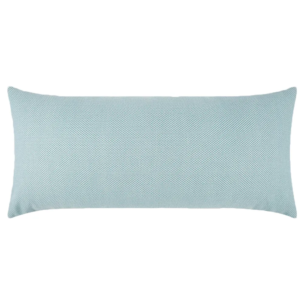 Genevieve Lumbar Pillow - Light Blue, Polyester